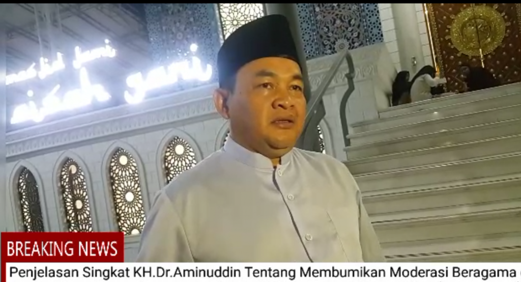 Penjelasan Singkat Kh.Dr.Aminuddin: Membumikan Moderasi Beragama di Kalangan Pemuda Islam Indonesia
