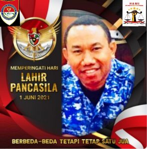 Agustinus Nahak : Tindakan Bersatu dan Tangguh! Selamat Hari Lahir Pancasila 1 Juni 2021