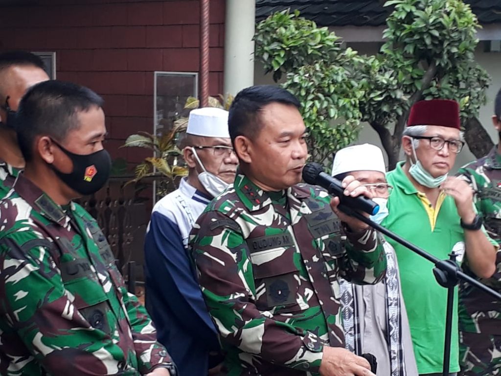 Peringatan Hari Pancasila 1 Juni, Pangdam Jaya Mayjen TNI Dudung Abdurachman Berkunjung Ke Benteng Pancasila  Kampung Sawah Pondok Melati Bekasi