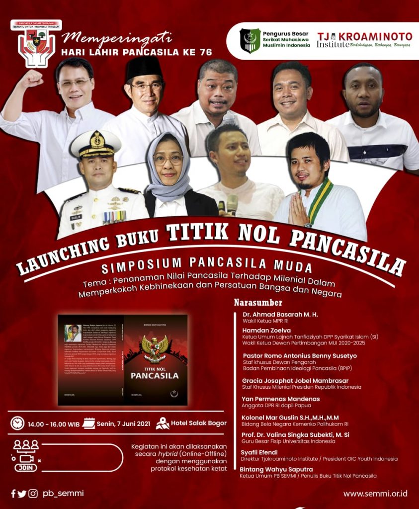 Launching Buku Titik Nol Pancasila dan Simposium  Pancasila Muda