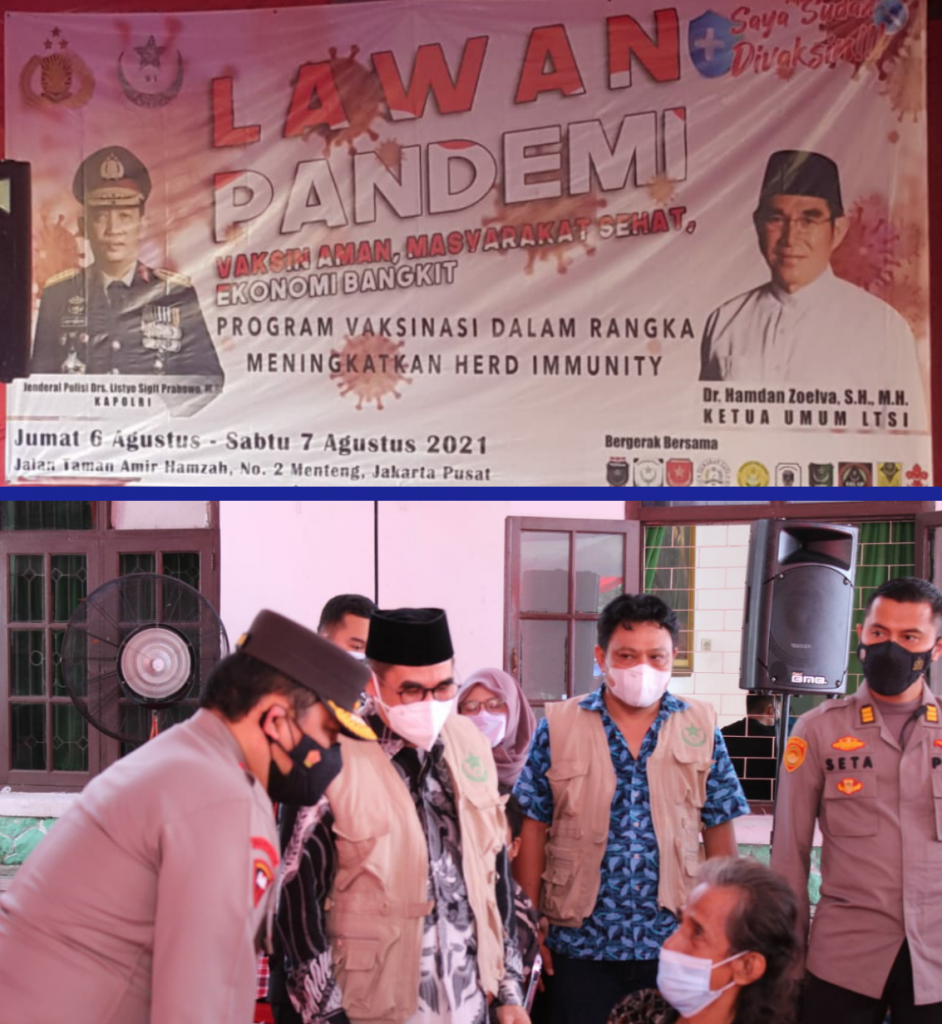 Polri Apresiasi Syarikat Islam Bersama Organisasi Serumpun Lakukan Vaksinasi Lawan Covid-19 