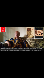 Ini Penjelasan Adityo Bambang Hanafi Putra Pejuang Kemerdekaan RI Menyikapi Polemik Nasional dan Global