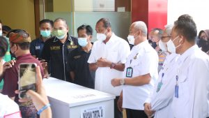 Serah Terimakan Jenazah, Wamenkumham:Berduka Cita Sedalam-Dalam nya