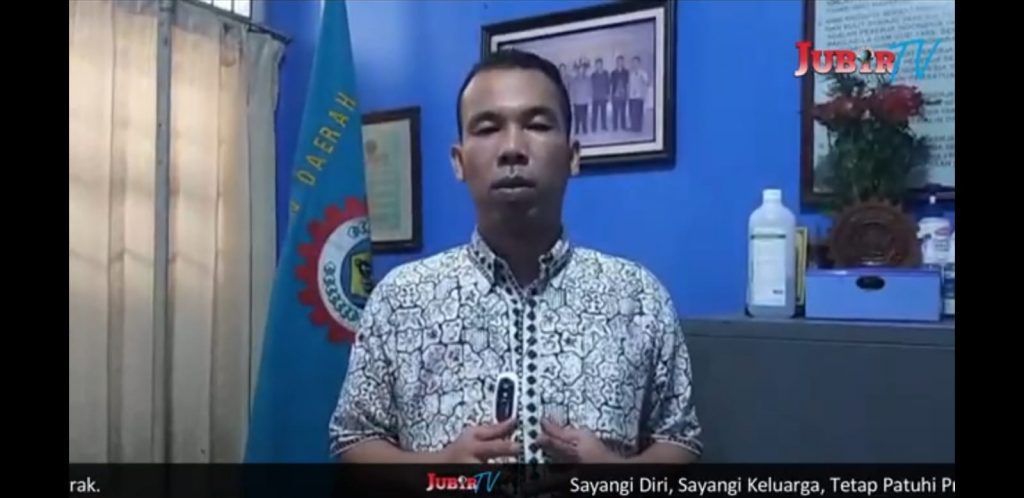 Baintelkam Polri Salurkan Bantuan ke Buruh KSPSI Jabar