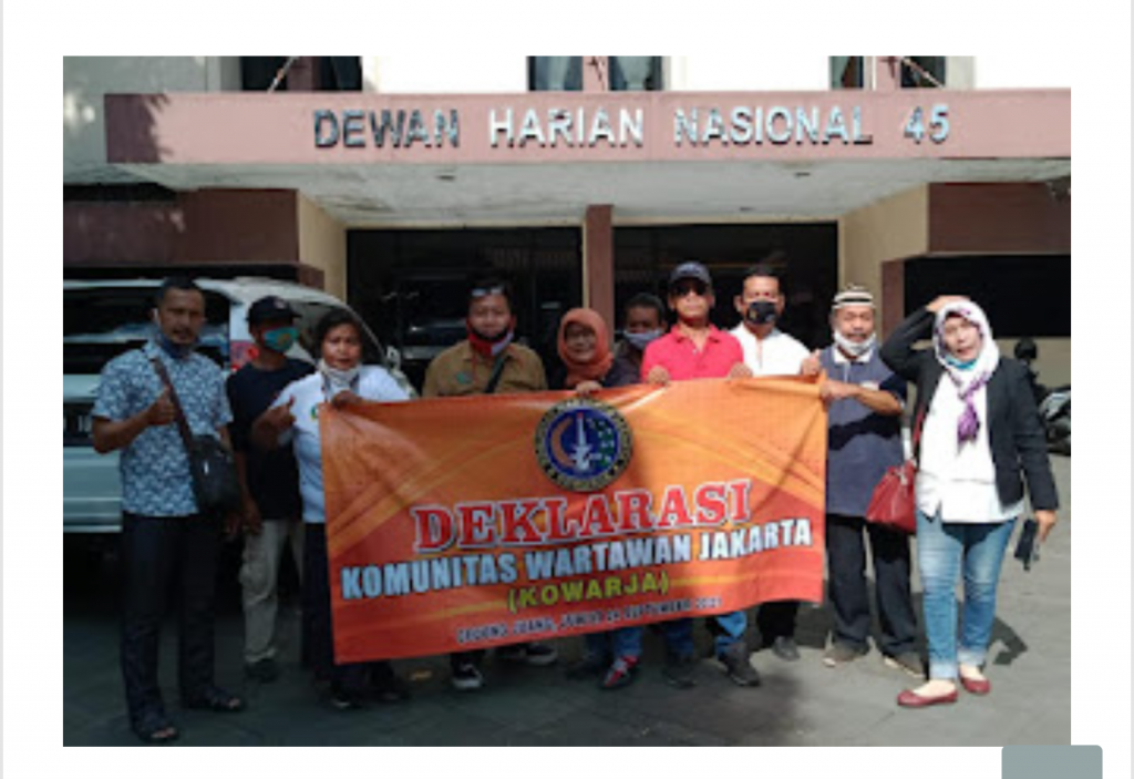 Deklarasi Komunitas Wartawan Jakarta, Ketum Kowarja:”Akan mensejahterakan wartawan Jakarta,”