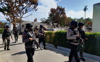 Mantap, Patroli Keamanan Ditingkatkan, Untuk Kedisiplinan dan Kewaspadaan di Kawasan Konflik Desa Pelauw dan Desa kariuw
