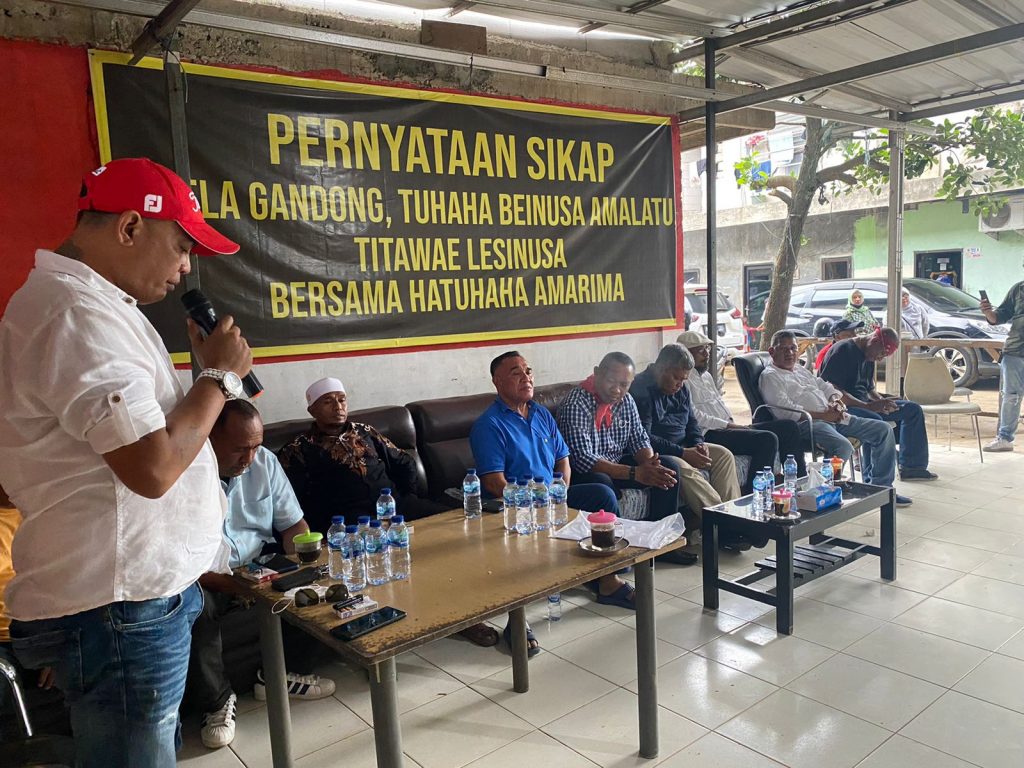 Hatuhaha Amarima Bersama Pela-Gandong Tuhaha Beinusa Amalatu-Titawaai, Sampaikan Sikap Keprihatinan Terkait Konflik di Pulau Haruk
