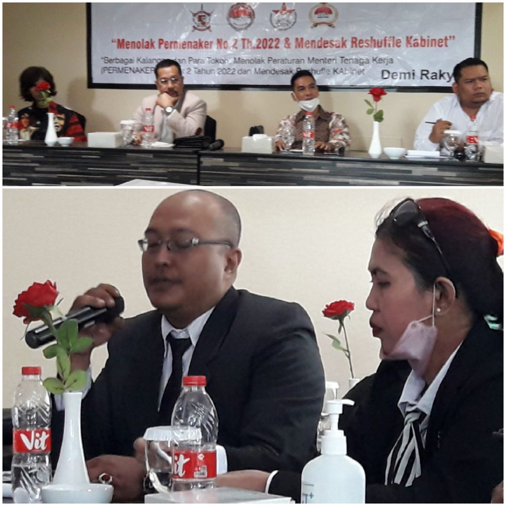 Permenaker Nomor 2 Tahun 2022 Mencederai Rakyat , KPRI-1 Mendesak Reshuffle Kabinet