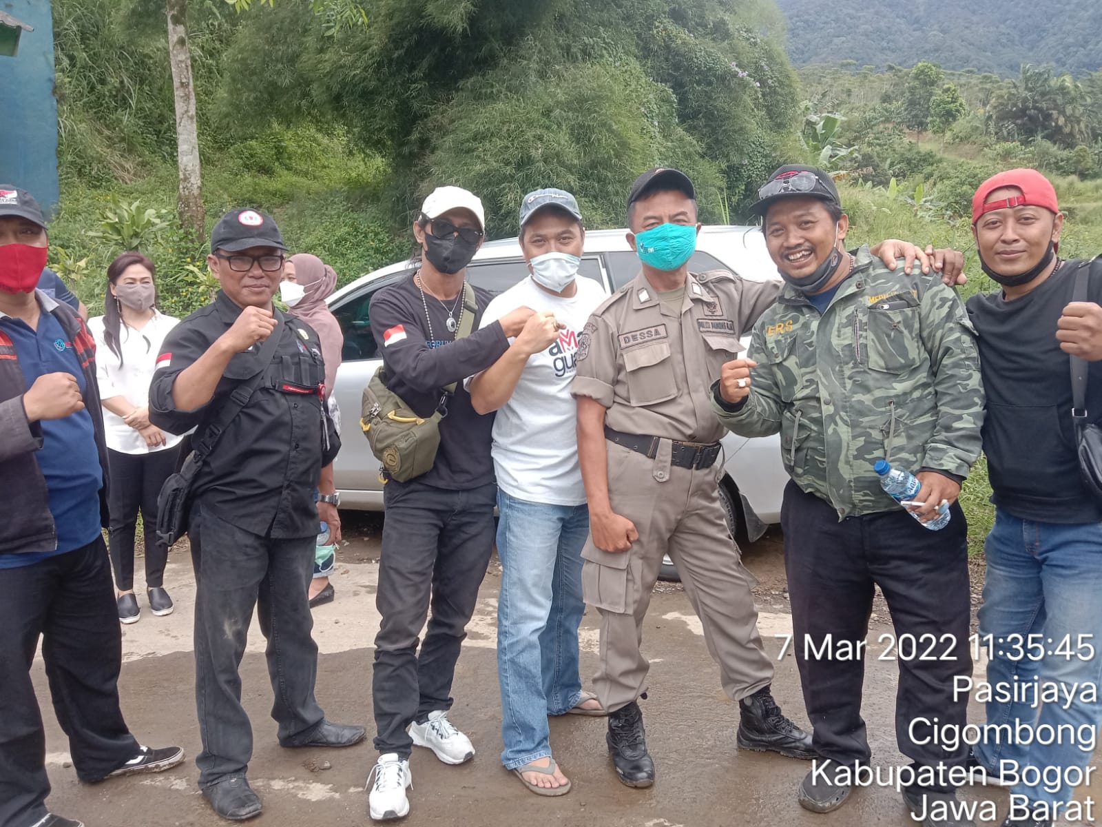 Aksi Masuk Perkebunan Diportal, Para Penggarap Gelar Aksi