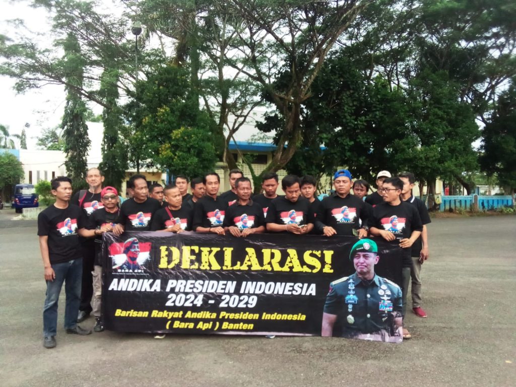 Bara API Banten Deklarasikan Andika Calon Presiden 2024-2029