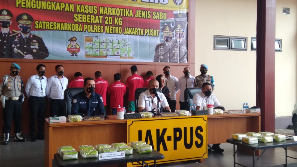 Resnarkoba Polres Jakarta Pusat Berhasil Menggagalkan Penyelundupan Narkotika Jaringan Sumatera Selatan Resnarkoba Polres Jakarta Pusat Berhasil Menggagalkan Penyelundupan Narkotika Jaringan Sumatera Selatan