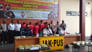 Resnarkoba Polres Jakarta Pusat Berhasil Menggagalkan Penyelundupan Narkotika Jaringan Sumatera Selatan