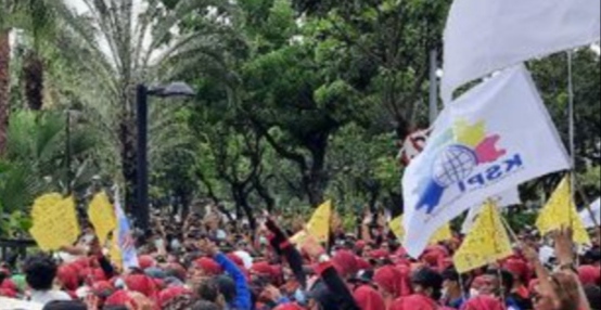 Menjabat Lagi, Sekjen KSPI Siap Dukung Polri Jaga Kamtibmas