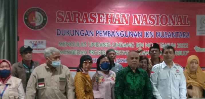 Foto Bersama saat Sarasehan Nasional digelar di Hotel Rivoli Jakpus, (30/03)