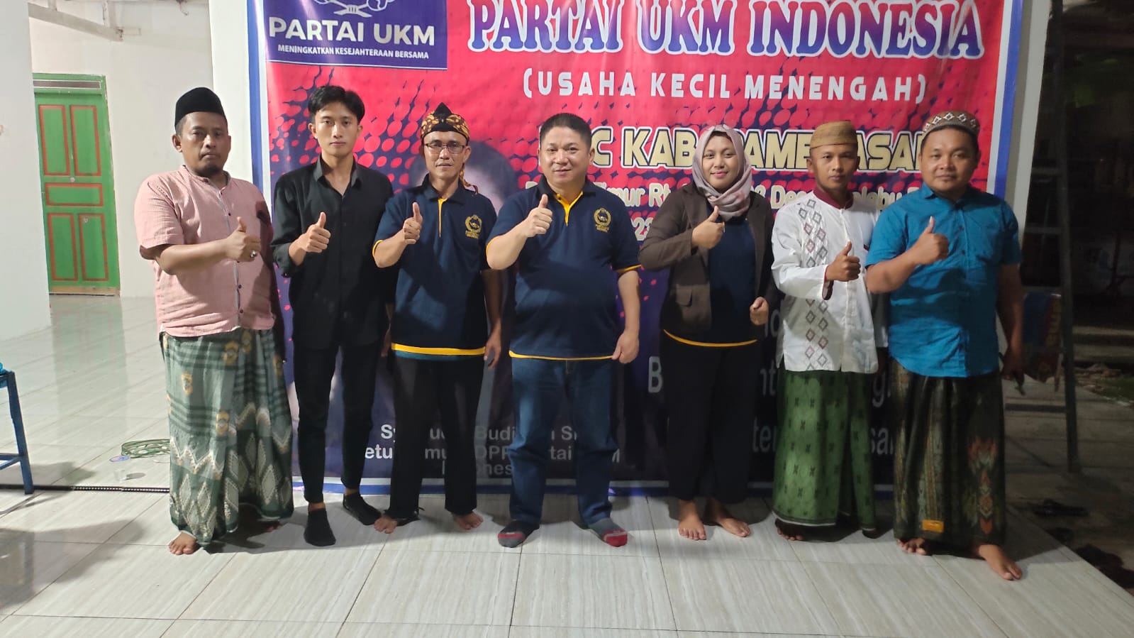 Syafrudin Budiman Kunjungi Kader-Kader Partai UKM Indonesia di Pamekasan