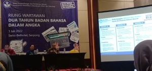 Riung Wartawan Dua Tahun Badan Bahasa Dalam Angka, BPP : Usul Ke UNESCO(PBB) agar Indonesia Menjadi Tuan Rumah
