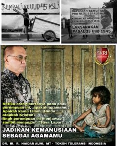 Ir.Haidar Alwi: “Kembali Ke Pasal 33 dan 34 UUD 1945 Untuk Indonesia Sejahtera dan..”