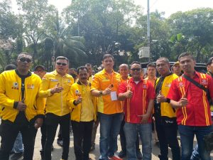 SOKSI Antarkan Golkar yang Tergabung di KIB Ke KPU, Ini Kata Neil Sadek