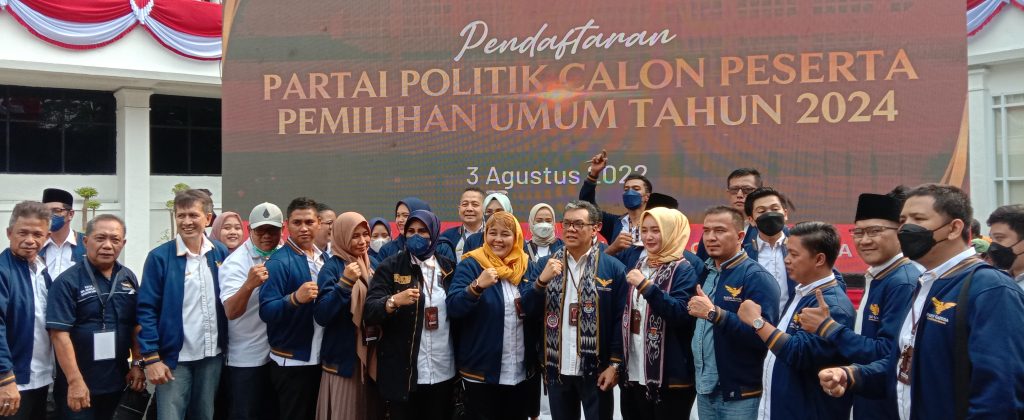 Giliran Partai Garuda Daftar ke KPU, Ahmad Ridha Targetkan Partai Lolos Ke Senayan