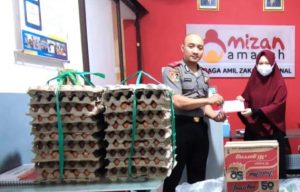 Kepedulian Kompol Agung Asmara kepada Asrama Yatim PYI dan Mizan Amanah