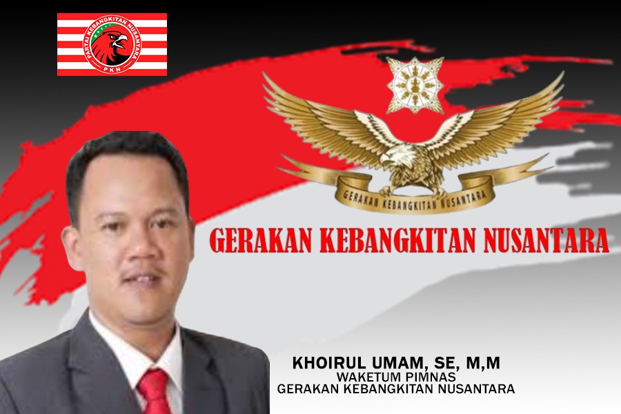 Khoirul Umam,  WAKETUM PIMNAS GKN (Gerakan Kebangkitan Nusantara) DEKLARASI dan PELANTIKAN di Jakarta