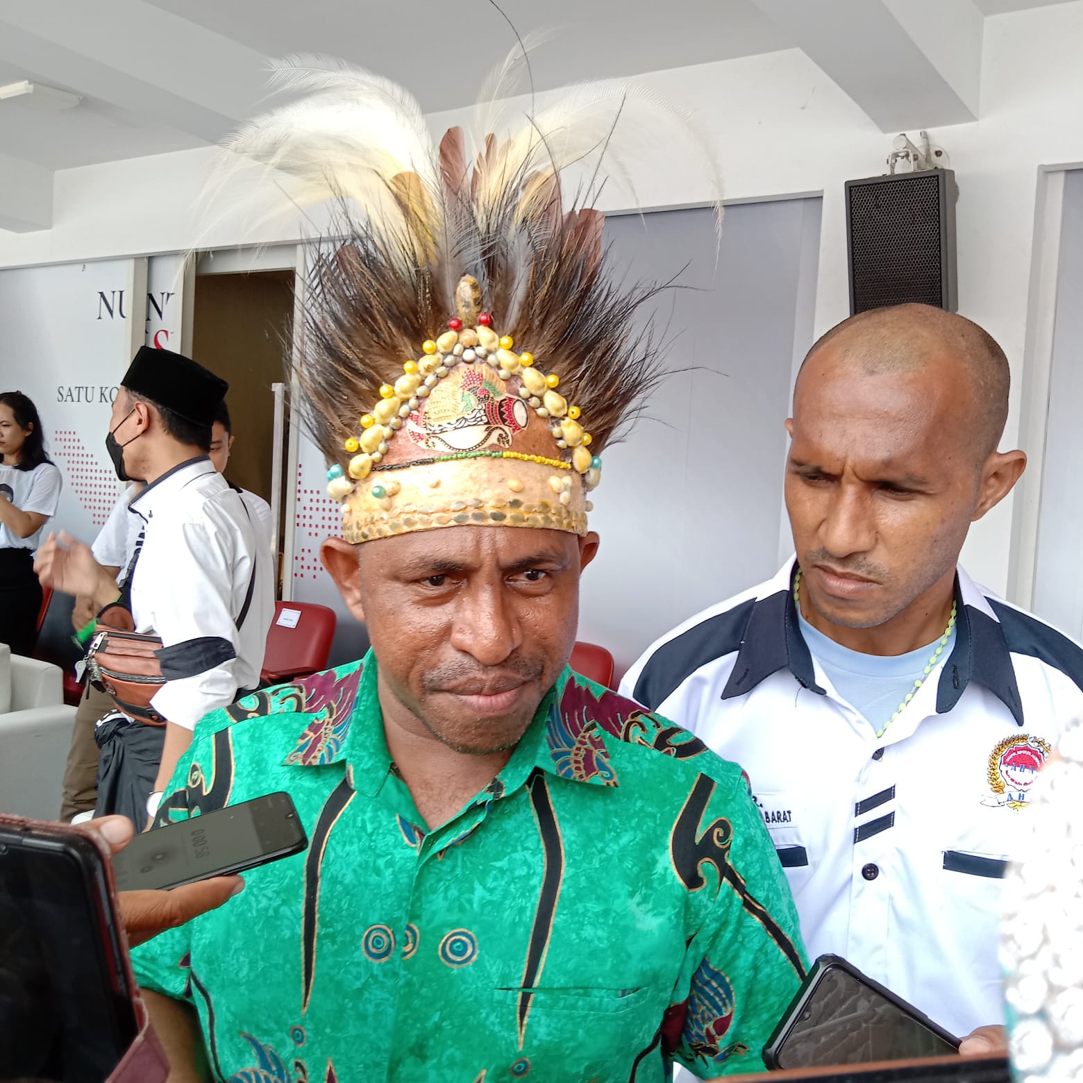 Benyamin Asyur Worabay Hadiri Silaturahmi Nusantara Bersatu di Stadion GBK