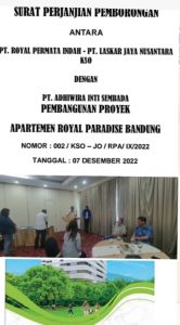 Selamat dan Sukses, PT. Pangrango Group Akuisisi PT.Adhiwira Inti Sembada Sekaligus RUPS dan Tandatangan Kontrak Pembangunan