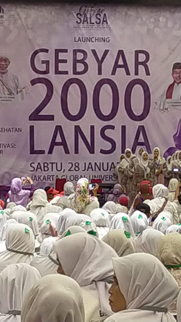 2000 Lansia dari 11 Kecamatan Hadiri Launching Gebyar SALSA Depok 2000 Lansia dari 11 Kecamatan Hadiri Launching Gebyar SALSA Depok