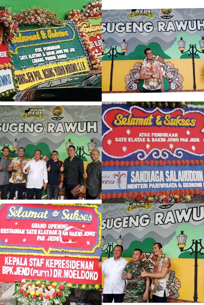 LuarBiasa, Restoran Cabang Khas Jogja ‘Sate Klathak Pak Jede’ Resmi Dibuka di Jakarta dan Dibanjiri Ratusan Karangan Bunga LuarBiasa, Restoran Cabang Khas Jogja ‘Sate Klathak Pak Jede’ Resmi Dibuka di Jakarta dan Dibanjiri Ratusan Karangan Bunga