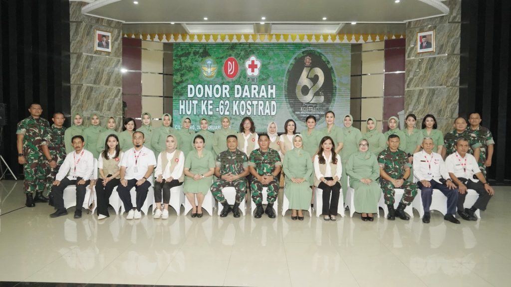 SAMBUT HUT KE 62 KOSTRAD, MADIVIF 1 KOSTRAD GELAR KEGIATAN DONOR DARAH SAMBUT HUT KE 62 KOSTRAD, MADIVIF 1 KOSTRAD GELAR KEGIATAN DONOR DARAH