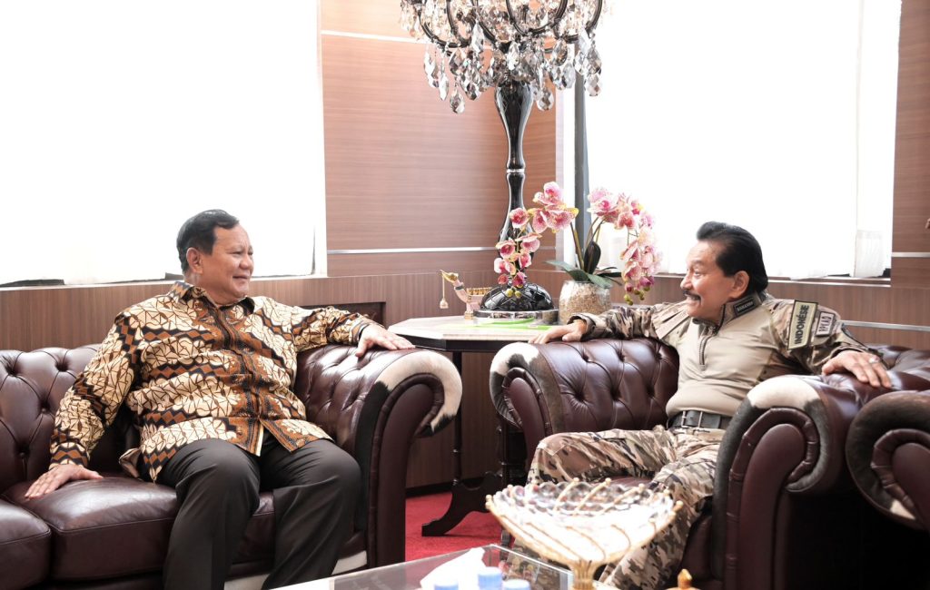 Menhan Prabowo Lebaran ke Para Sesepuh TNI, Try Sutrisno, Hendropriyono, Widodo AS, Agum Gumelar hingga Wiranto Menhan Prabowo Lebaran ke Para Sesepuh TNI, Try Sutrisno, Hendropriyono, Widodo AS, Agum Gumelar hingga Wiranto