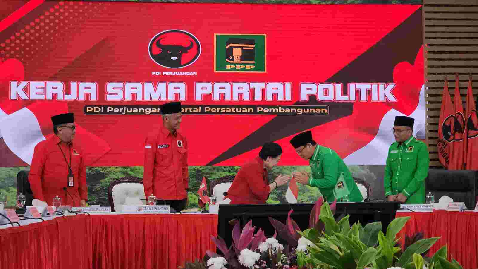 PPP Bertemu PDIP Bahas Strategi Sukseskan Ganjar Pranowo Presiden