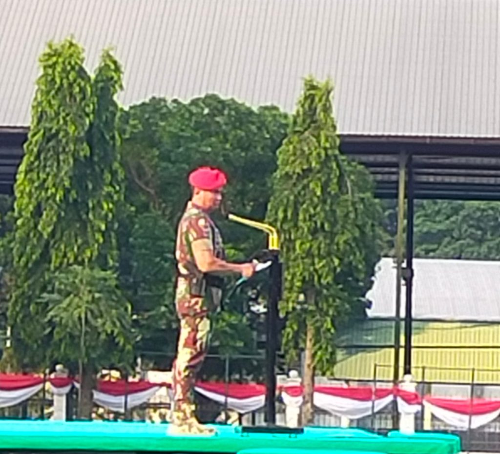 Peringatan HUT Ke-71 Kopassus Sederhana  dan Khidmat