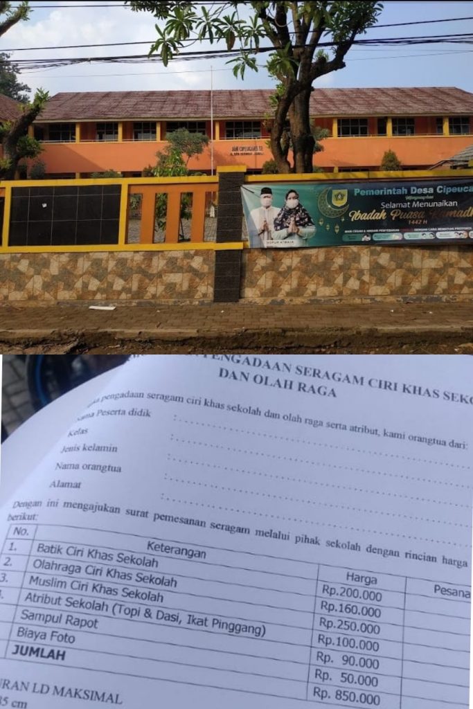 NGERII !! Oknum Guru dan Ketua Panitia PPDB ,SDN Ciupecang 02, Diduga Jual Beli Seragam Dengan Harga Fantastis