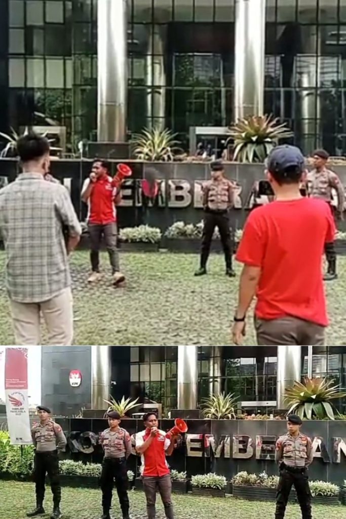 Demo di KPK, LIRA Konawe Laporkan Berbagai Temuan Korupsi Demo di KPK, LIRA Konawe Laporkan Berbagai Temuan Korupsi