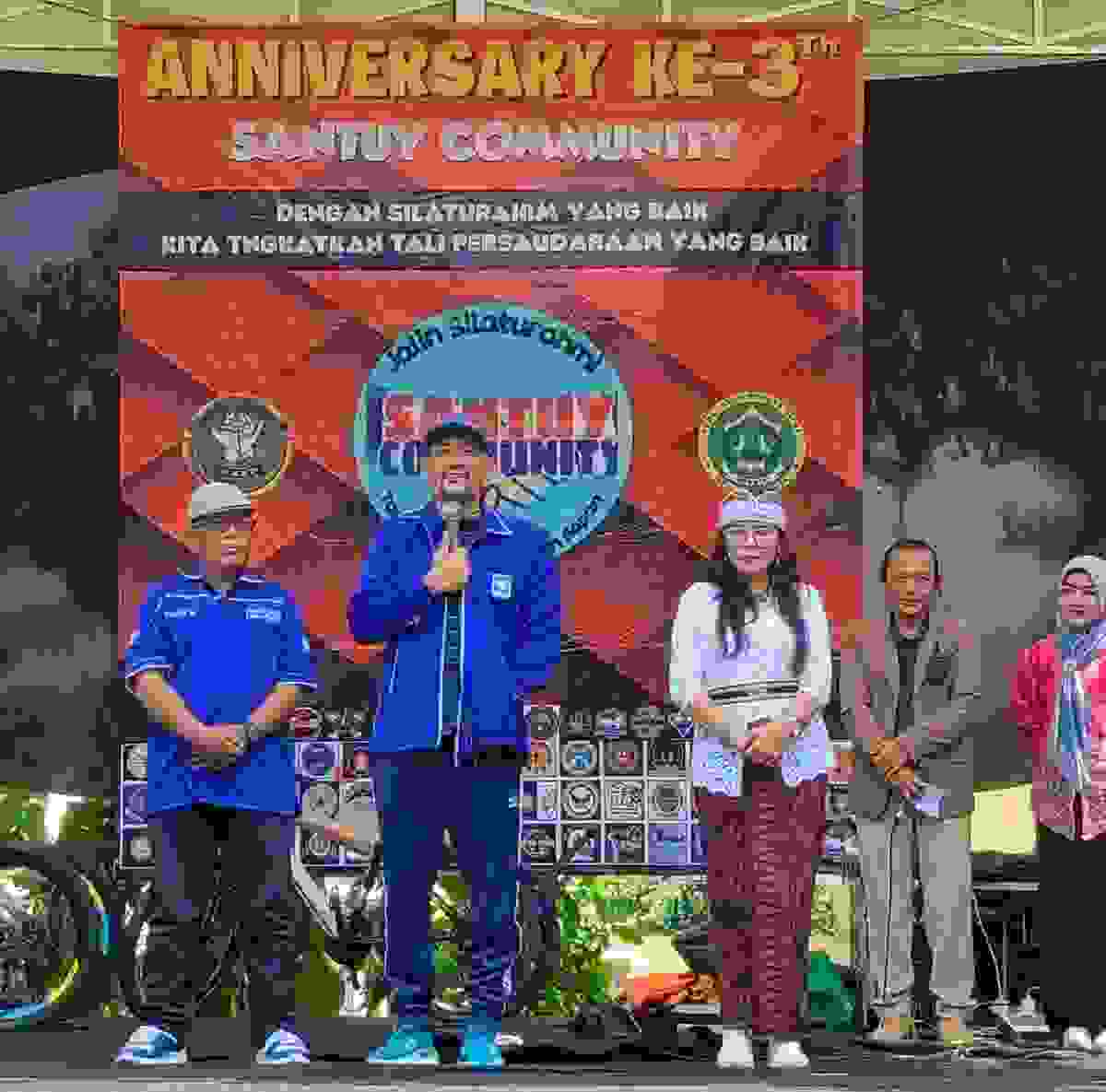Bacaleg PAN DPR RI Dapil Jabar IV Ari Pribadi Setiadarma Hadiri Milad ke 3 Komunitas Santuy