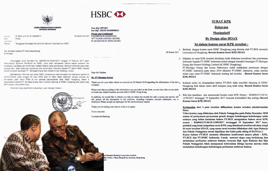 Kok Bisa Agus Rahardjo dan Pahala Nainggolan Terbitkan Isi Surat KPK Hoaks?