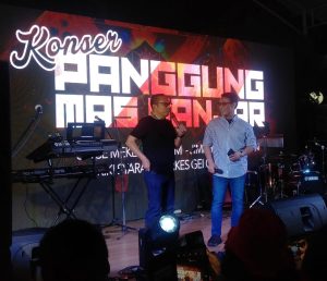 Rumah Aspirasi Ganjar Pranowo Gelar Konser Panggung Mas Ganjar Menghadirkan Once Mekel