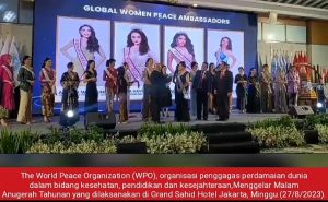 Trisya Suherman Terpilih Jadi Duta Perempuan Perdamaian Dunia