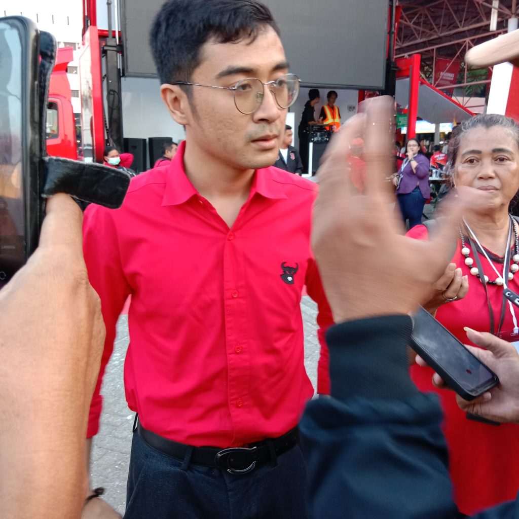 Aryo Seno Hadiri Rakernas PDIP