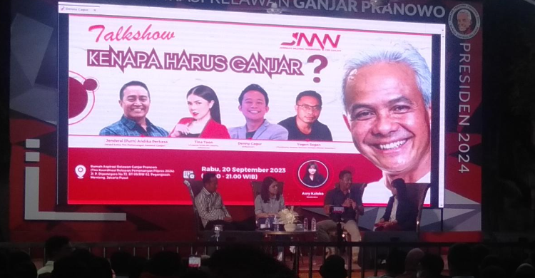 Jaringan Milenial Nusantara Gelar Diskusi “Kenapa Harus Ganjar”