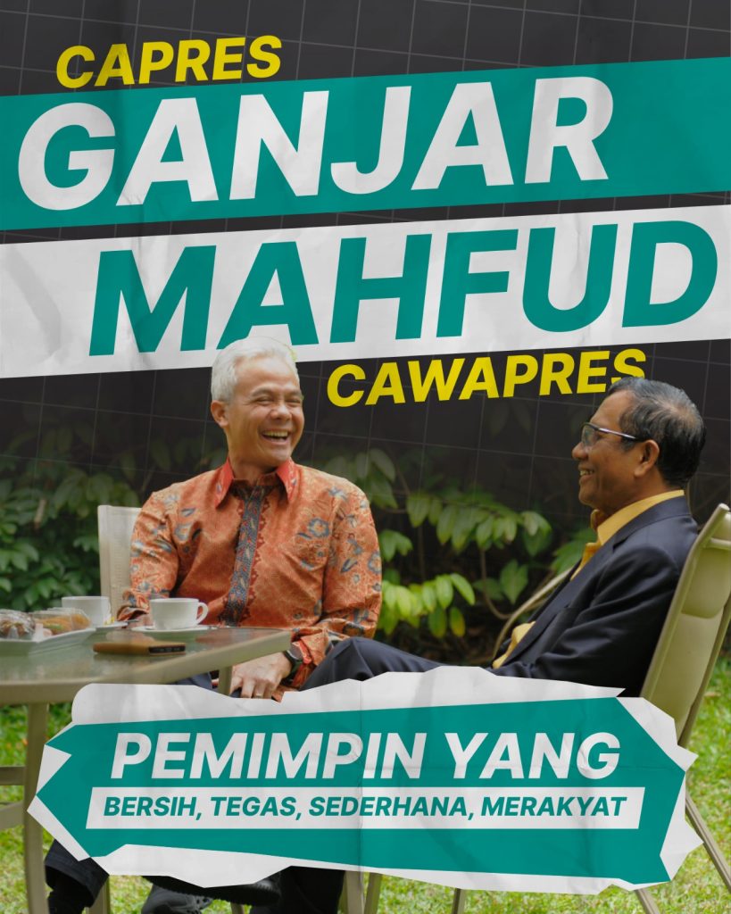 Ketua Umum PDI Perjuangan Hj.Megawati Soekarnoputri Akhirnya Mengumumkan Mahfud MD menjadi Cawapres Pendamping Capres Ganjar Pranowo