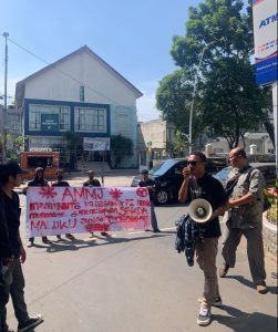 Demo di Kejagung RI AMMJ minta Kejagung RI Ambil Alih Dugaan Kasus Korupsi yang Melibatkan Sekda Maluku