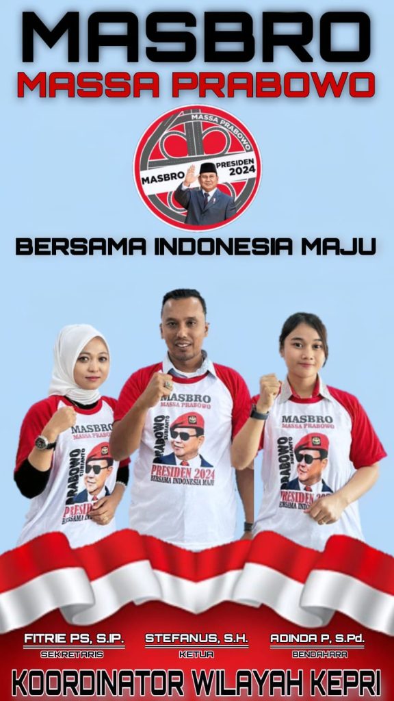 STEFANUS SH – Ketua Relawan MASBRO (Massa Prabowo) Prov KEPRI – Deklarasi di Batam