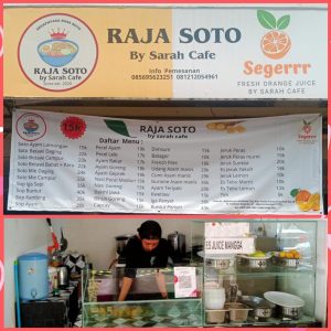 Catering : RAJA SOTO By Sarah “Buka 24 Jam Sektor Kalibata City” ( 0812 1205 4961 )