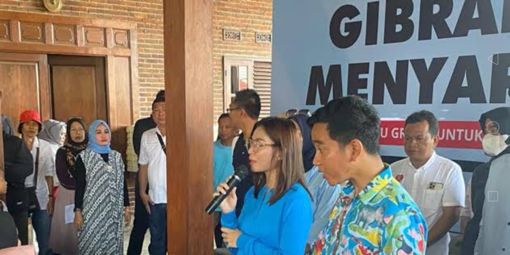 Usai Blusukan di Pasar Kemiri Depok, Gibran Rakabuming Temui Ibu-Ibu Hamil di Cipayung Depok 