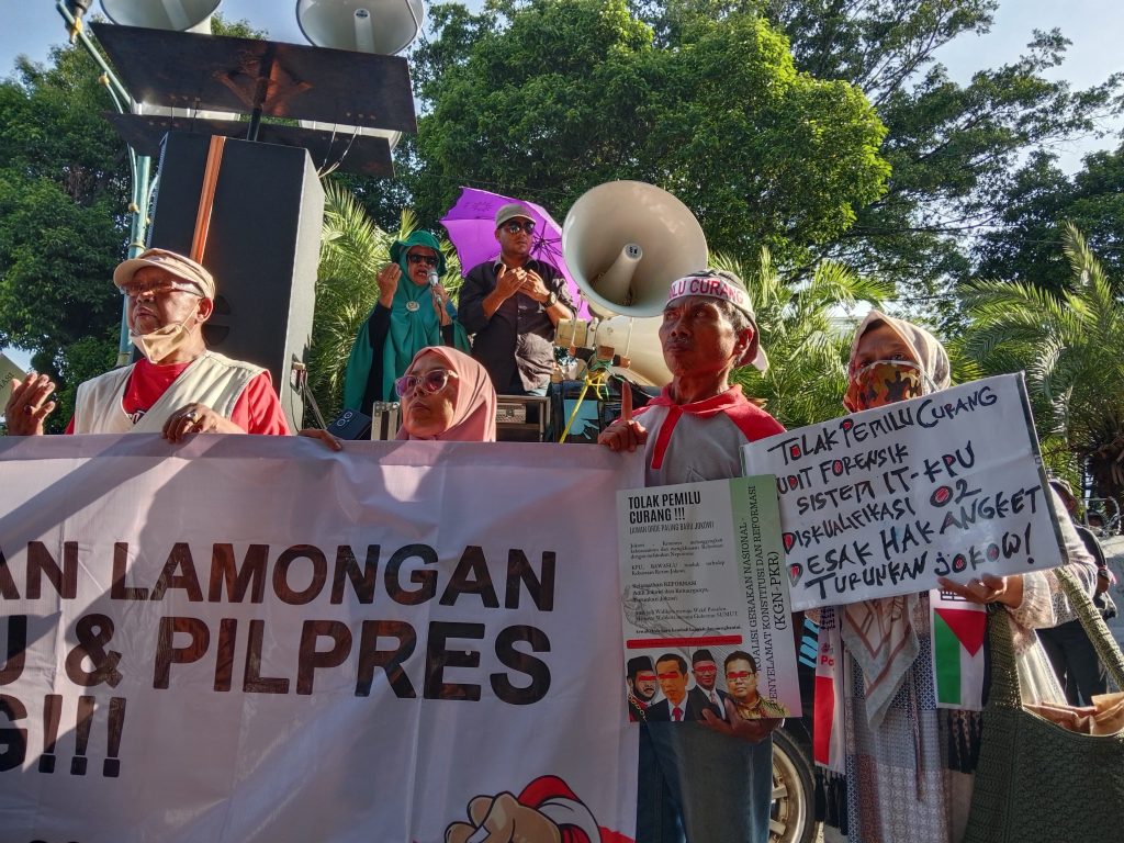 Lawan Orde Paling Baru Jokowi : ” Tolak Pemilu Curang ! “
