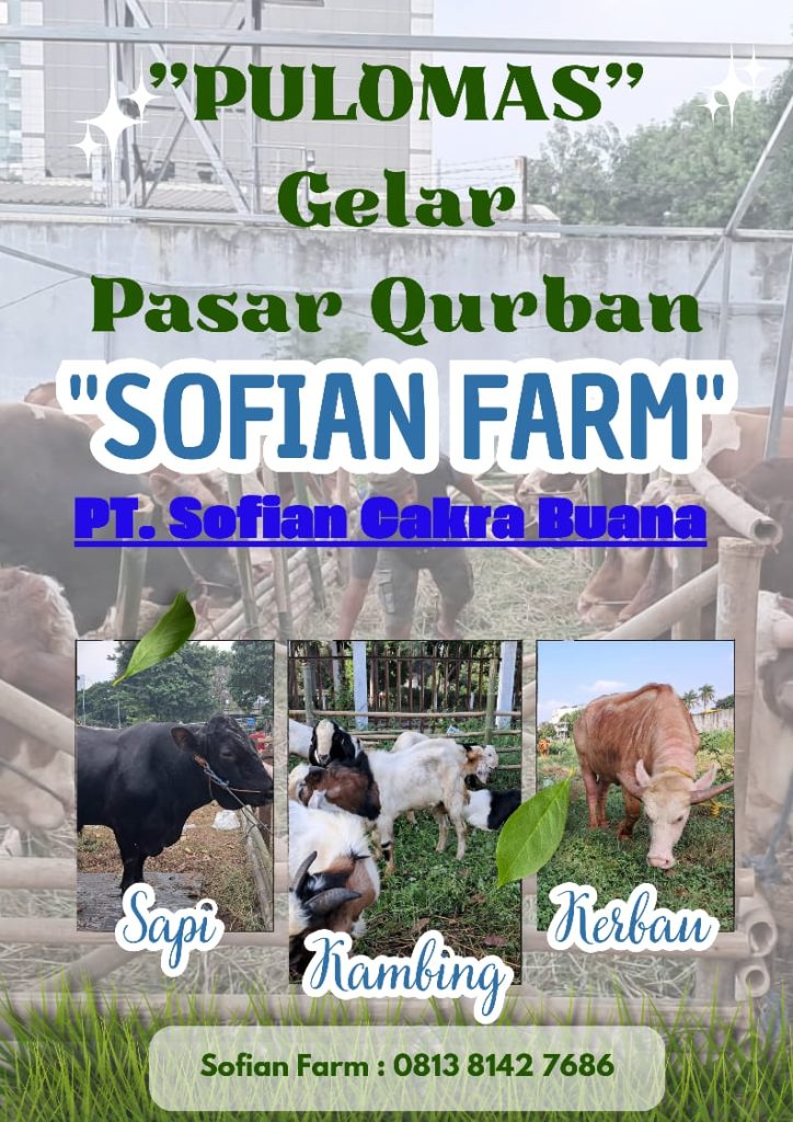 Sofian Farm “PT. Sofian Cakra Buana” Gelar Pasar Qurban Di Pulomas “Hub : 0813-8142-7686”