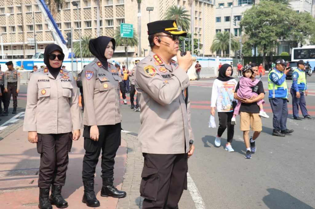 Polisi Kerahkan 1.231 Personel Amankan Aksi Unjuk Rasa di Patung Kuda Monas Jakarta Pusat