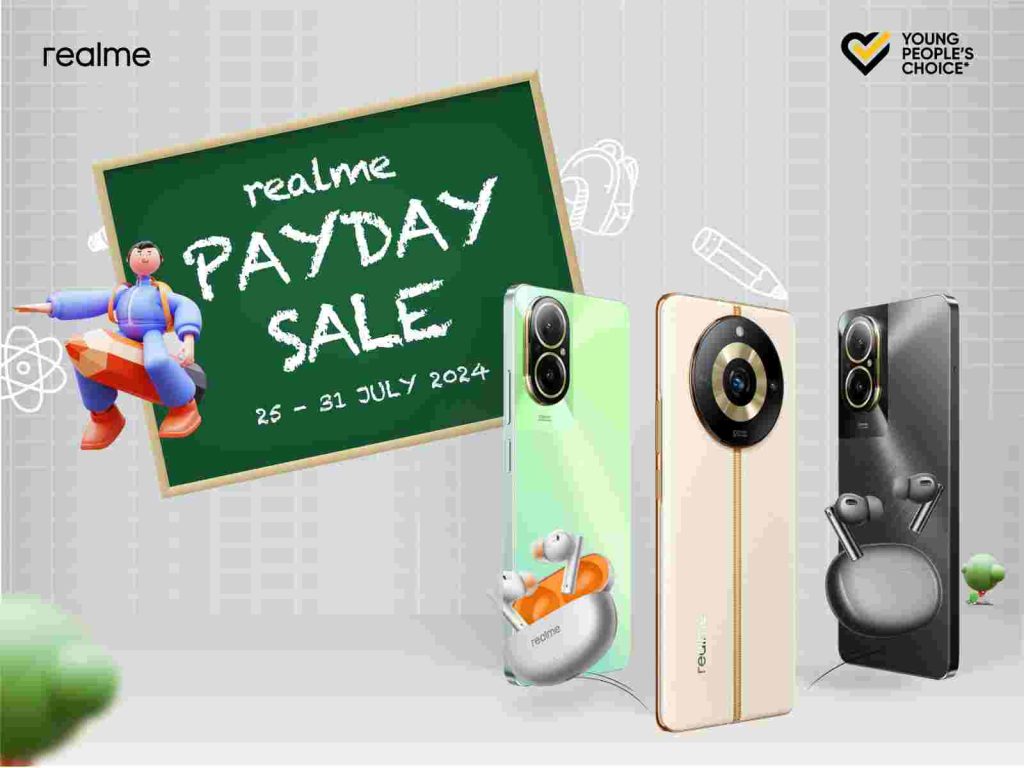 realme Hadirkan realme Payday Sale dengan Potongan Harga hingga Rp300.000 untuk realme 11 Series realme Hadirkan realme Payday Sale dengan Potongan Harga hingga Rp300.000 untuk realme 11 Series